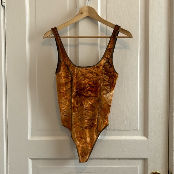 Aritzia Tops - WILFRED (Aritzia) | Burnt Orange Bodysuit